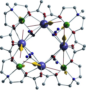 Graphical abstract for An Octanuclear [Cr<sup>III</sup><sub>4</sub>Dy<sup>III</sup><sub>4</sub>] 3d-4f Single-Molecule Magnet