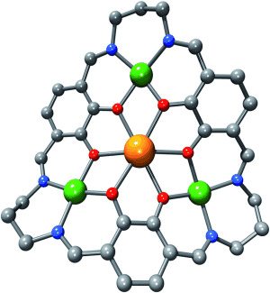 Graphical abstract for A Non-sandwiched Macrocyclic Monolanthanide Single-Molecule Magnet: The Key Role of Axiality